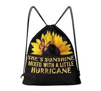 Richugui Drawstring Bag Sunflower Quote Drawstring Backpack for Men Women String Bag Cinch Bags Drawstring Bag，Sport Gym Sack Drawstring Bag String Bag Yoga Bag for Men Women