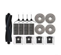 RichVibe 18-Piece Steam Cleaner Accessory Set for Karcher SC1 SC2 SC3 SC4 SC5 for EASYFIX, Replacement Parts Kit Including Floor Cloths, Nozzle Brushes and Seals(A)