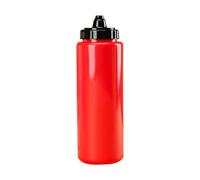 RichVibe 1L Sports Water Bottle With Leak-Proof Squeeze And Straw Caps, Wide Mouth BPA-Free Plastic For Hockey, Lacrosse And Gym Training, PE+PP Material In Multiple Colours