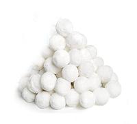 RichVibe 200g Pool Filter Balls Fiber Filtration Media Sand Cartridge DE Filters, 5cm Reusable Polyester Beads Alternative to Sand(300g)