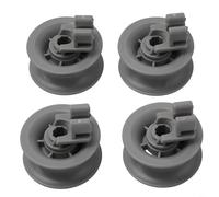 RichVibe 4 Pack Dishwasher Top Basket Rollers Abs Grey 31X14Mm Spare Part 611666 For Siemens For Neff for constructa For Indesit for junker Machines