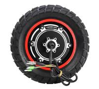 RichVibe 48V 500W 10 Inch Rear Wheel for Hub Motor for Kugoo for PRO Electric Scooter, with Disc Brake, Aluminum Alloy Frame, Motor Only or with Inflatable for Tire