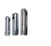 RichVibe Alloy Steel Cable Pulling Swivel Wire Line Rope, 1T/3T/5T Ball Bearing Rotating Connector, 105x30mm to 220x56mm, Silver