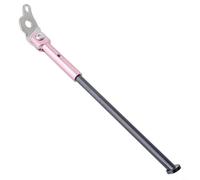 RichVibe Aluminum Alloy Bike Right Kickstand with Quick Release for 20 Inch Folding Bikes, Compatible with 451 S20 P9 P10, Non-Slip Bottom Parking Support(Pink)