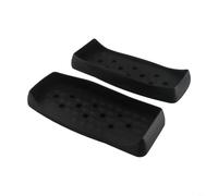 RichVibe Anti-Slip Elliptical Foot Pedals for Gym Equipment Plastic Replacement Parts with 7.5cm Center Distance Exercise Bike Accessories for Home Cardio Training Black