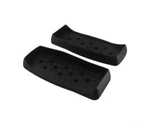 RichVibe Anti-Slip Elliptical Foot Pedals for Gym Equipment Plastic Replacement Parts with 7.5cm Center Distance Exercise Bike Accessories for Home Cardio Training Black