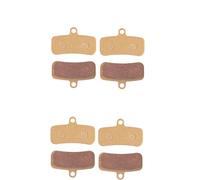 RichVibe Bicycle Brake Pads Full Metal Gold 4 Pairs for Shimano D03S D02S Saint BR-M810 BR-M820 XT M8020 M8120 XTR BR-M9120 SLX M7100