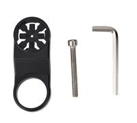 RichVibe Bicycle Computer Holder for Garmin and Bryton Speedometers, Lightweight ABS Stem Headset Top Cap Mount, Secure Easy Install for Road and Mountain Bikes, Black 88x35mm