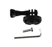 RichVibe Bicycle Computer Mount Base for Garmin, Anti-Corrosion Plastic Stand, Easy Quick Install, Wear-Resistant Non-Deformation Design, Black 36.8mm Lightweight 11.5g for Road and Mountain Bikes