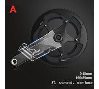 RichVibe Bicycle Crank Protector Stickers Decals TPH Film for SRAM Red/Force, Shimano 105/Ultegra/Dura-Ace, Tiagra Series, 2 Pcs Set, Scratch Resistant for Road Bike Maintenance and Upgrade