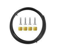RichVibe Bicycle Hydraulic Disc Brake Hose Needle Insert Set, Pure Copper Leak-Proof Connectors for BH90/BH59 and Shimano M355/M395/M445/M615/M675 Models, Gold or Silver for Road and Mountain Cycling