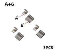 RichVibe Bicycle Wheel Cassette Hub Body Pawls with Spring Piece Kit, Stainless Steel Replacement Parts for Mountain and Road Bike Repair, 3/6 Set Silver