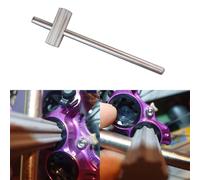 RichVibe Bike Hydraulic Brake Caliper Cap Wrench for HOPE Tech4 Tech3 V4 E4 X2 RX4, 45# Steel Bicycle Disc Brake Maintenance Tool with 8 Key Adapter for Easy Installation and Repair