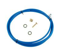 RichVibe Bike Hydraulic Brake Hose Kit 2.0m 5.0mm Rubber for BH90 for Shimano SLX M7000 XT M8000 XTR M9000 Series Brakes with Banjo Adapter Olive Oil Needle Seals for Mountain Road Cycling