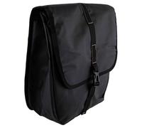 RichVibe Bike Pannier Bag 23L Waterproof Polyester Rear Rack Saddle Bag with Carry Handle for Cycling Commute Touring Black