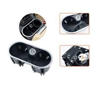 RichVibe Center Console Cup Holder Compartment for Cayenne 7P5 92A 958 2011-2017, Plastic Interior Storage with Black Finish, 1 Pack