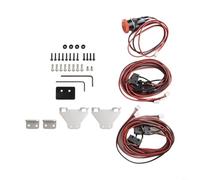 RichVibe CNC Limit Switch Kit with Stop Button for 3018 PRO 3018 Max 3020 Engraving Machine 6pcs 2Pin 80cm Cable Black Red Plastic