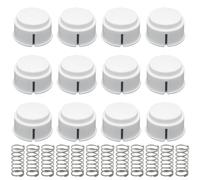RichVibe Cooler for Replacement Button and Spring Kit for Igloo, Compatible with for Mini Models 43582 43400 13054, Plastic Metal Lid Latch Repair Parts(12 pcs)