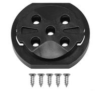 RichVibe Cycle Computer Holder Bracket Replacement for Garmin for Bryton GPS Units - Black Nylon Mount Repair Part