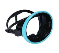 RichVibe Diving Mask with Ultra-Clear Wide-Angle Tempered Glass Lens, Adjustable Buckle, Soft Silicone Seal for Adults, Comfortable Fit for Snorkeling and Scuba Diving Adventures, Black