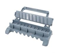 RichVibe Easy Use Kebab Maker for BBQ Parties Portable Plastic Skewer Press for Traditional Turkish Kebabs Grey 29cm Size