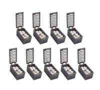 RichVibe Electrolytic Silver for ion Filter Kit For Ecovacs For Deebot T90 Pro for omni, T90 for omni, T90, X12, Advanced Purification Accessory For Cleaner Floors, 99.99% Efficiency(9PCS)