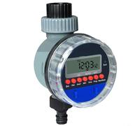 RichVibe Electronic Watering Timer Garden, Automatic Irrigation Controller with Transparent Display, Weather-Resistant No Pressure Required, Battery Operated