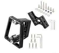 RichVibe Foldable Bike for Brompton Front 3 Hole Pig-nose Mount with Extension Bracket Extended Forward By 40mm(black)