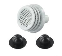 RichVibe For Intex Pool Filter Connector Kit with Strainer Grid and Pump Inlet Nozzle Replacement Parts for Above Ground Swimming Pools Compatible for Coleman Summer Escape