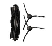 RichVibe For Medion X20 SW+ / MD 11415 and X21 SW+ / MD 11500 Robot Vacuum Cleaner Replacement Main Brush and Side Brush Kit fits Efficient Home Floor Cleaning