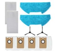 RichVibe For Vozascly R10 Robot Vacuum Maintenance Kit With 2 Filters, 2 Mop Cloths, 4 Dust Bags And 2 Side Brushes For Efficient Dust And Dirt Capture