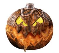 RichVibe Halloween Animatronic Pumpkin Head with Voice Activated Lifting Glowing Eyes,Garden Ornament for Haunted House, Yard, Lawn, Party Outdoor Decorations