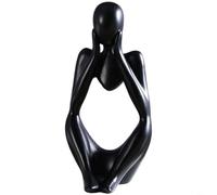 RichVibe Heart Shaped Resin Ornament, Nordic Minimalist Love Gesture Statue Home Decor, Modern Living Room Bedroom Office Tabletop Accent, Gold(J)