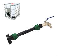 RichVibe IBC for Tank Adapter S60x6 Rainwater Harvesting Systems, Easy Install Plastic Connector with Standard Threaded Design IBC and Water Storage