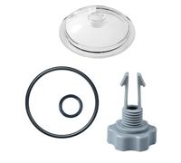 RichVibe Leaf Trap Cover Lid Set with O-Ring & Valve SF80110-1 Pool Equipment Replacement Part for Intex 12 Inch Sand Filter Pump