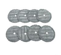 RichVibe Microfiber Mopping Pads For Bosch Unlimited 7 ProHygienic BCS71HYG1 BBS71BHYG Vacuum Cleaner Mop Attachment, Washable Reusable Cloths(8 PACK)