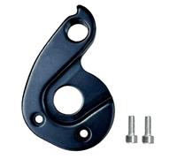 RichVibe Mountain Bike Rear Derailleur Hanger CNC Aluminium Alloy Tail Hook, for Merida Big7 and Big9 E-Thru Models, Protective Frame Mount with Easy Installation, Black