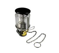RichVibe Outdoor Camping Gas Lantern 80 LUX Portable Tent Light with Hanging Design Windproof Glass Shade for Self-Driving Travel Picnic