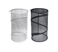 RichVibe Outdoor Plant Guard Cover with Mesh Ventilation Net Up Garden Growing Tent Protective Greenhouse Cage for Gardening with Stakes 36x58cm(4pcsWhite)