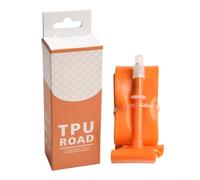 RichVibe Puncture Resistant For TPU Road Bike Inner Tube 700C Presta Valve For Racing Bicycle 25c 28c 30c 32c(FV45L- orange)