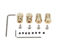 RichVibe RC Crawler Wheel Hub Extension 5mm to 12mm Hex Adapter Set for WPL B1 B24 B36 Car Parts Lightweight Metal