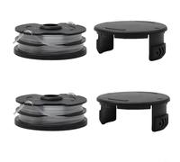 RichVibe Replacement Grass Trimmer Spool and Cover Compatible for Parkside For PRTA 20-Li A1 B1 B2 C3 PRT Models, 1.6mm Diameter, 8m Length