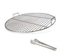 RichVibe Replacement Grill Grate for Weber 7432, 45 cm Diameter Stainless Steel Round Cooking Surfaces with Handle(53cm)