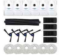RichVibe Robot Vacuum Accessory Kit for Ecovacs for Deebot X2 for Omni with Main/Side Brushes, Filters, Mop Cloths, Dust Bags