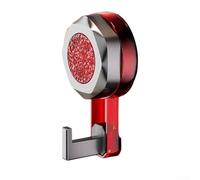 RichVibe Rotating Suction Cup Hook No Drill Bathroom Towel Hanger(red)