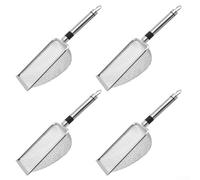 RichVibe Sand Scoop Mesh Shovel Litter Cleaner Sand Filter Scooper Stainless Steel Sieves Set For All Your Gardening Needs, Includes 4 Sizes 2mm, 2.8mm, 3.8mm and 5mm(2.0+2.8+3.8+5.0mm)