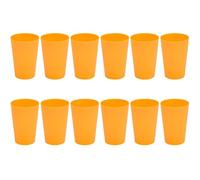 RichVibe Set Of 12 Colorful Unbreakable Plastic Cups 160ml Lightweight Stackable Dishwasher Microwave And Refrigerator Safe ABS Material For Kids And Adults Water Juice Milk