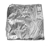 RichVibe Silver Table Tennis Table Cover 280x150x5cm, Waterproof 210D Oxford Dustproof Protective Case Outdoor Garden Patio, or for Flat Use