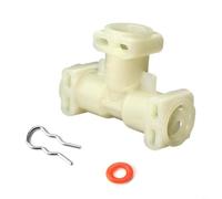 RichVibe Thermoblock Water Tube Connector for Saeco Espresso Machines - T-Shape ABS Kit Includes 5 Connectors, 15 Clamp Rings, 30 O-Rings