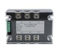 RichVibe Three-Phase AC Voltage Regulating Module 380V 40A-150A Solid State Relay Power Regulator Thyristor with Fast Heat Dissipation and High Shock Resistance(120A)
